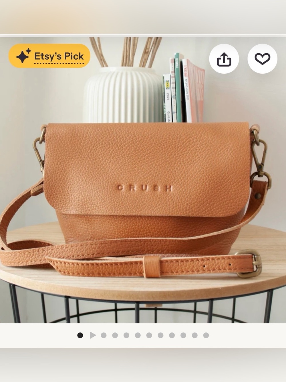 Crush Leather Goods Joy bag